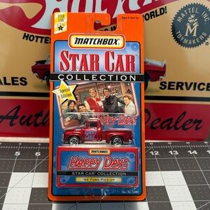 Matchbox Red Happy Days '56 Ford Pick-Up Star Car